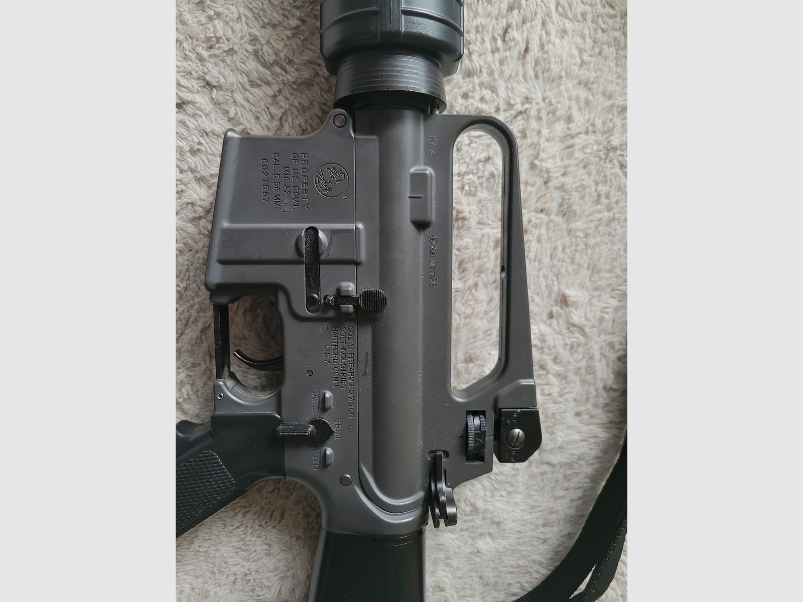 M16 A2 softair 6mm ohne Akku ohne magazin