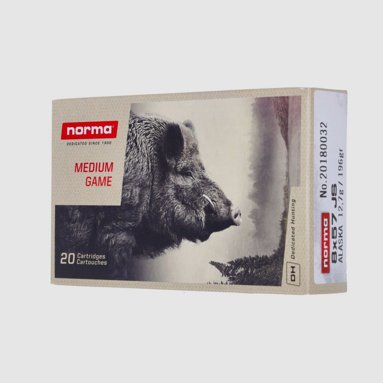 Norma 8x57 JS Alaska 196 gr. - 20 pz.