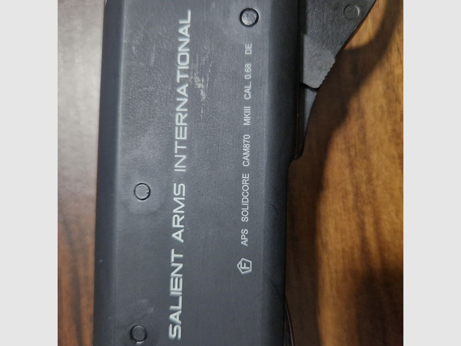 R.A.M 2x Schrotflinte. F im fünfeck j. 2021! Von APS SAI CAM 870. Cal.68 mit Extras.