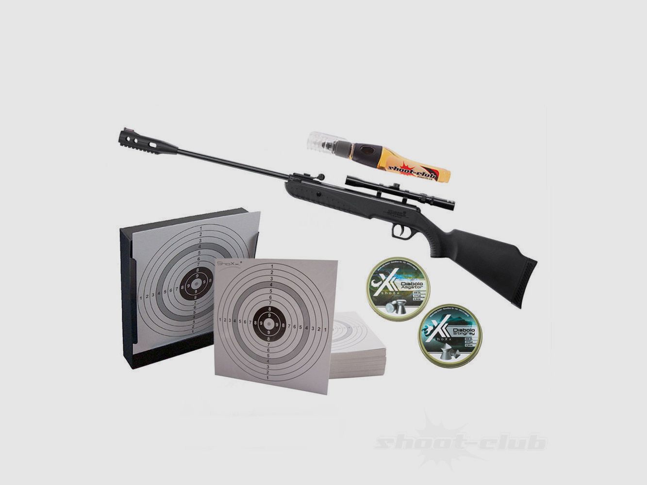 Hämmerli Firefox 500 Luftgewehr 4,5mm Diabolos - Set