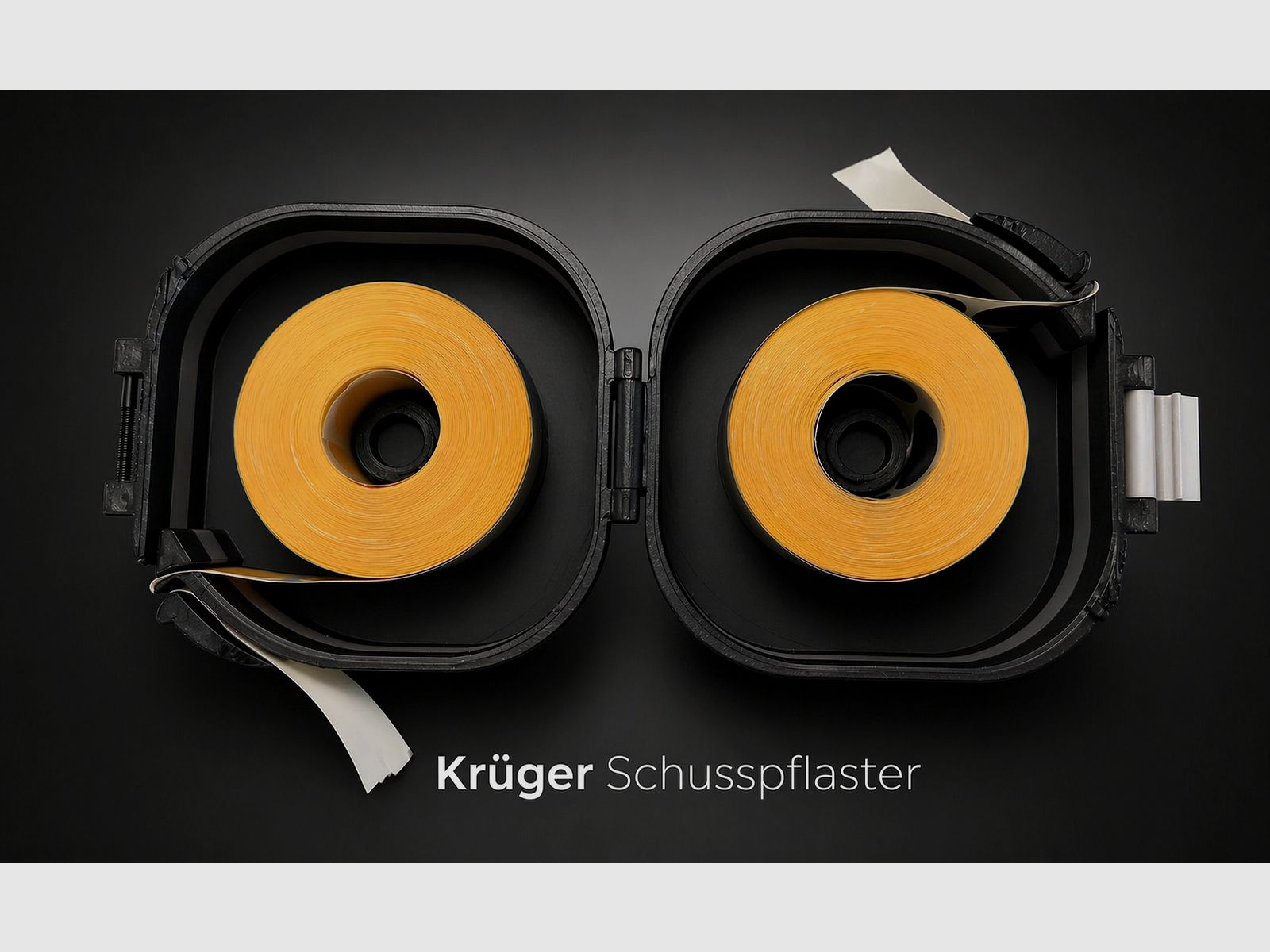 Schusspflaster Spender – DUO (personalisiert, Passend für 2 Rollen)