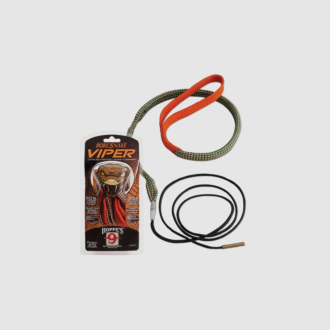 Hoppe's Boresnake Viper - Reinigungsschnur für Kurzwaffen 9 mm, .357, .380, .38