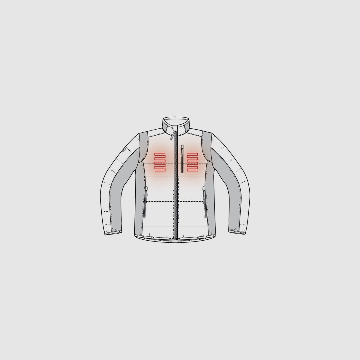 DEERHUNTER Heat wattierte Jacke