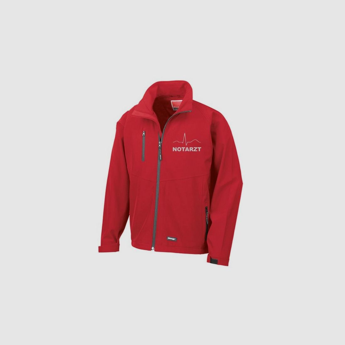 Softshelljacke Notarzt rot XL