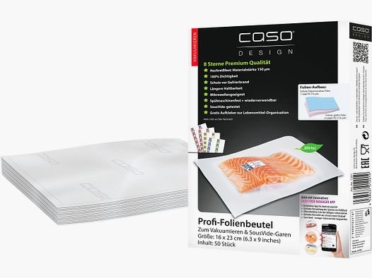 Caso foil bag