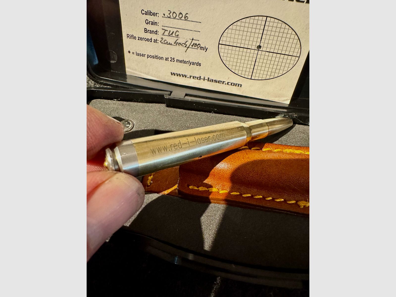 Red-I Bore sight Laser Einschießhilfe, Kaliber 30-06 Springfield