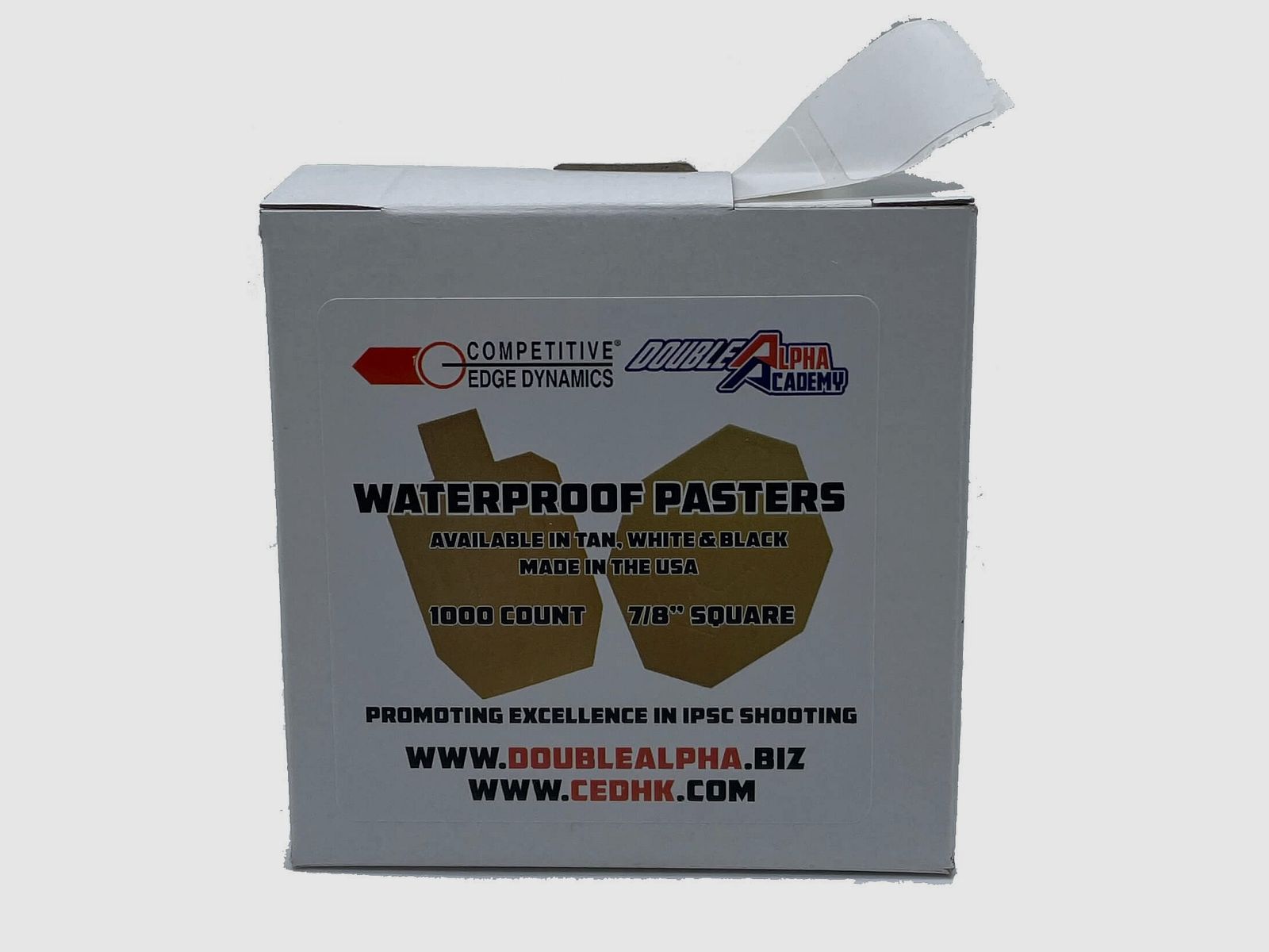 CED/DAA Parche de bala impermeable - Blanco