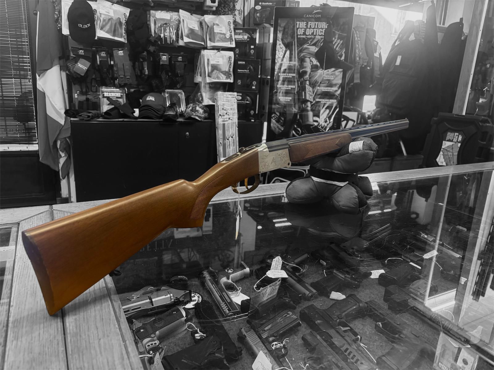 Bockdoppelflinte double calibre 8/36M ARMI F.LLI POLI, image 1 sur 2