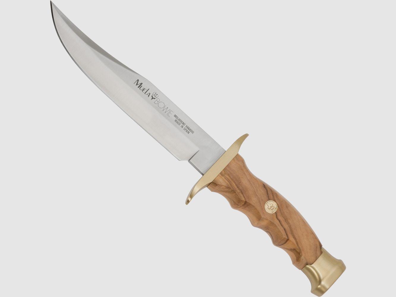 Muela klassisches Bowie Messer Hornet W mit hochwertiger Lederscheide