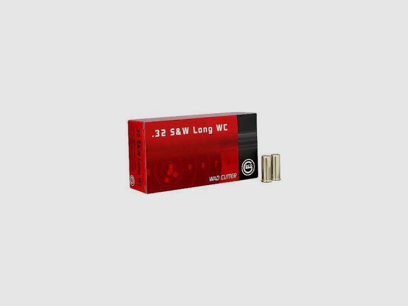 Amunicja GECO pistoletowa BA13 kal. .32 S&W LONG WC (Wad Cutter) 6,5g