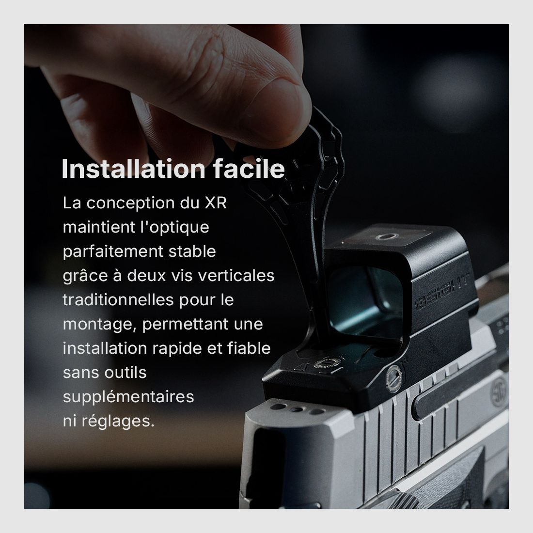 Osight XR Optique Fermé Empreinte RMR & Multi-Réticules Point de 2/6 MOA & Cercle de 32 MOA, image 8 sur 16