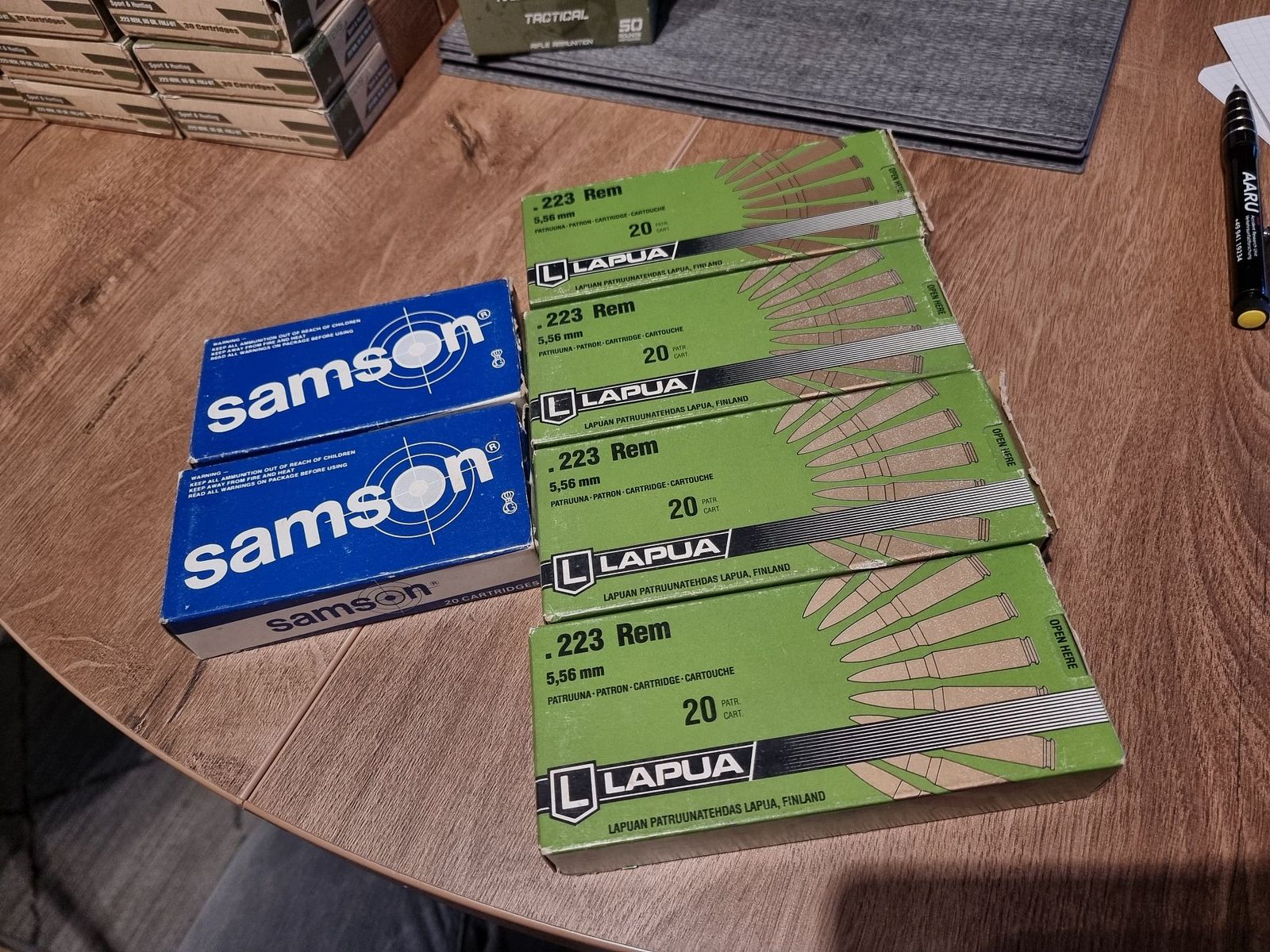 Munizioni .223 Remington 55gr FMJ - vari produttori - S&B Magtech IMI PMC PPU Lapua GGG Norma ecc.