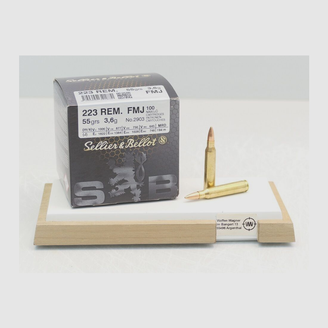 Sellier&Bellot FMJ 55grs. 100St.