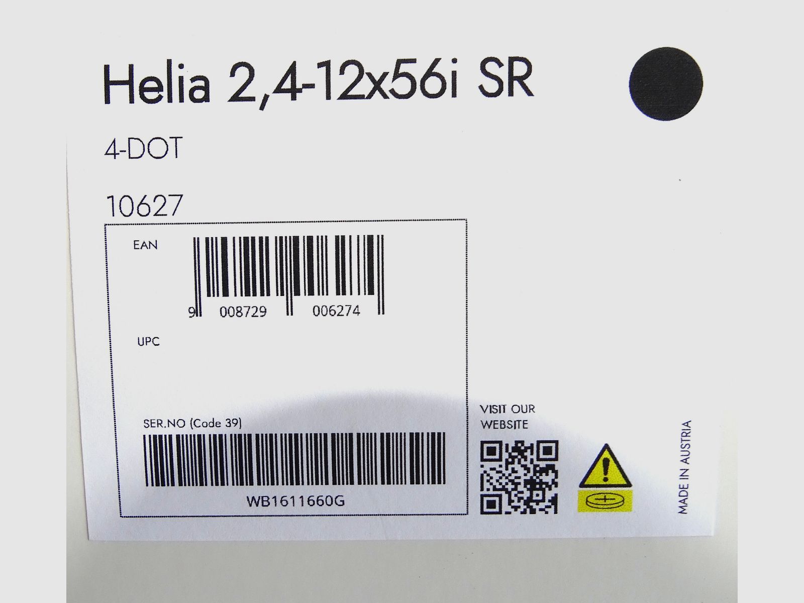 Kahles Helia 2.4-12x56i SR (with rail), image 4 of 4