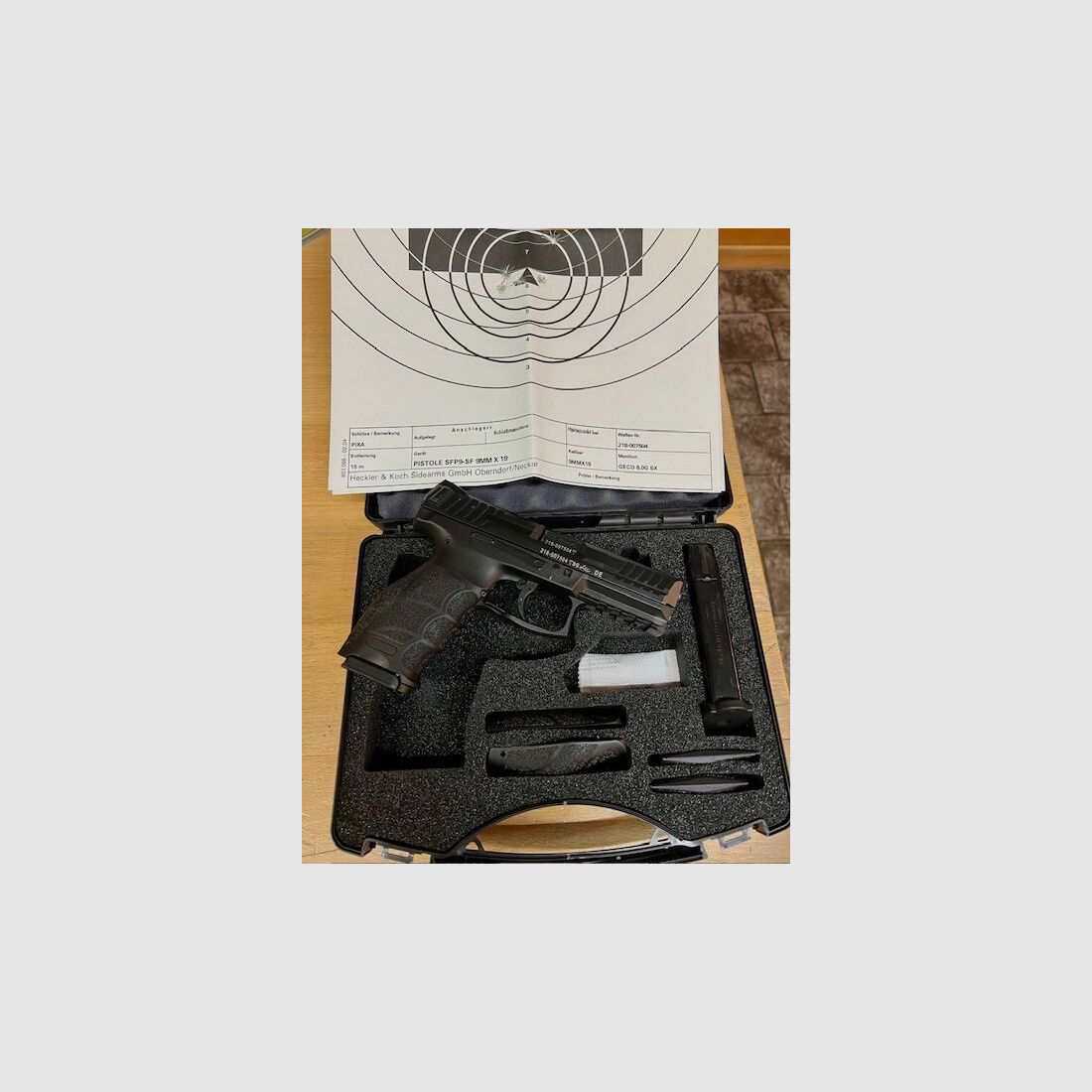 Kommissionen Pistole H&K SFP 9