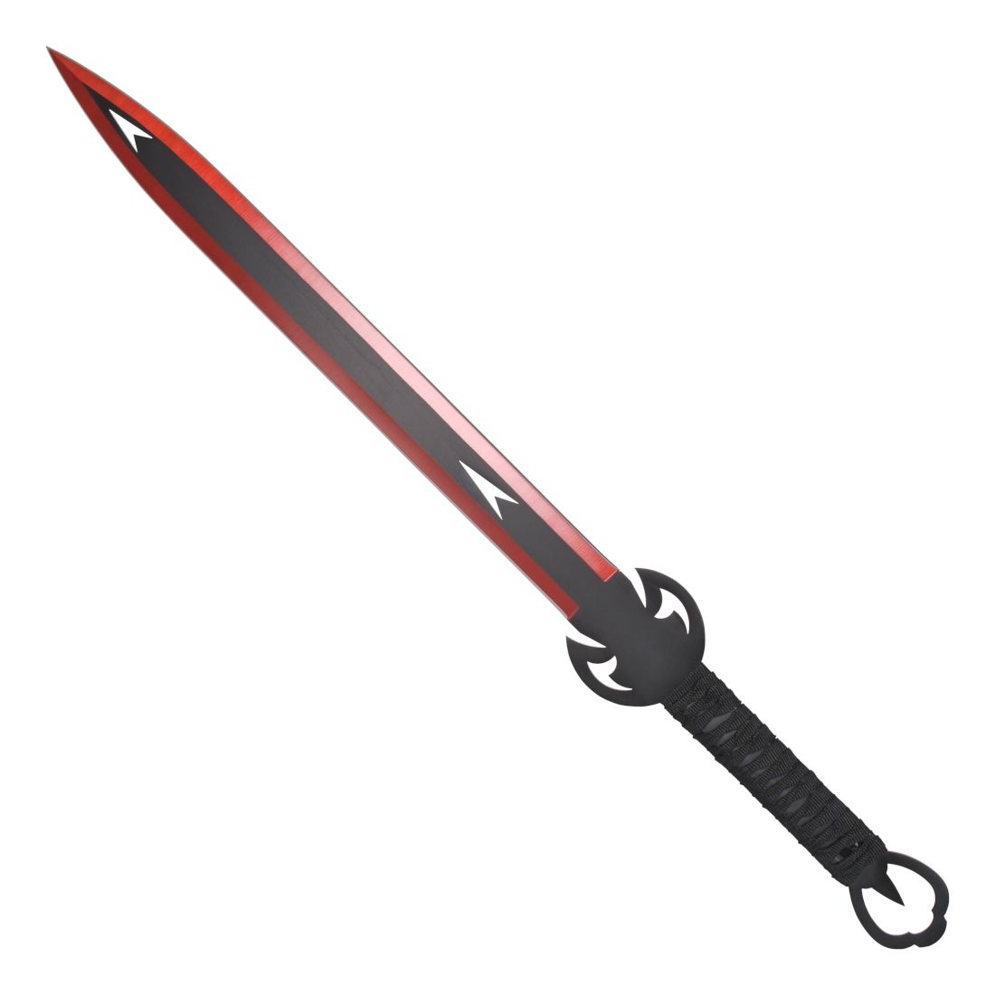 Fantasy-Schwert mit Rückenhalter rot