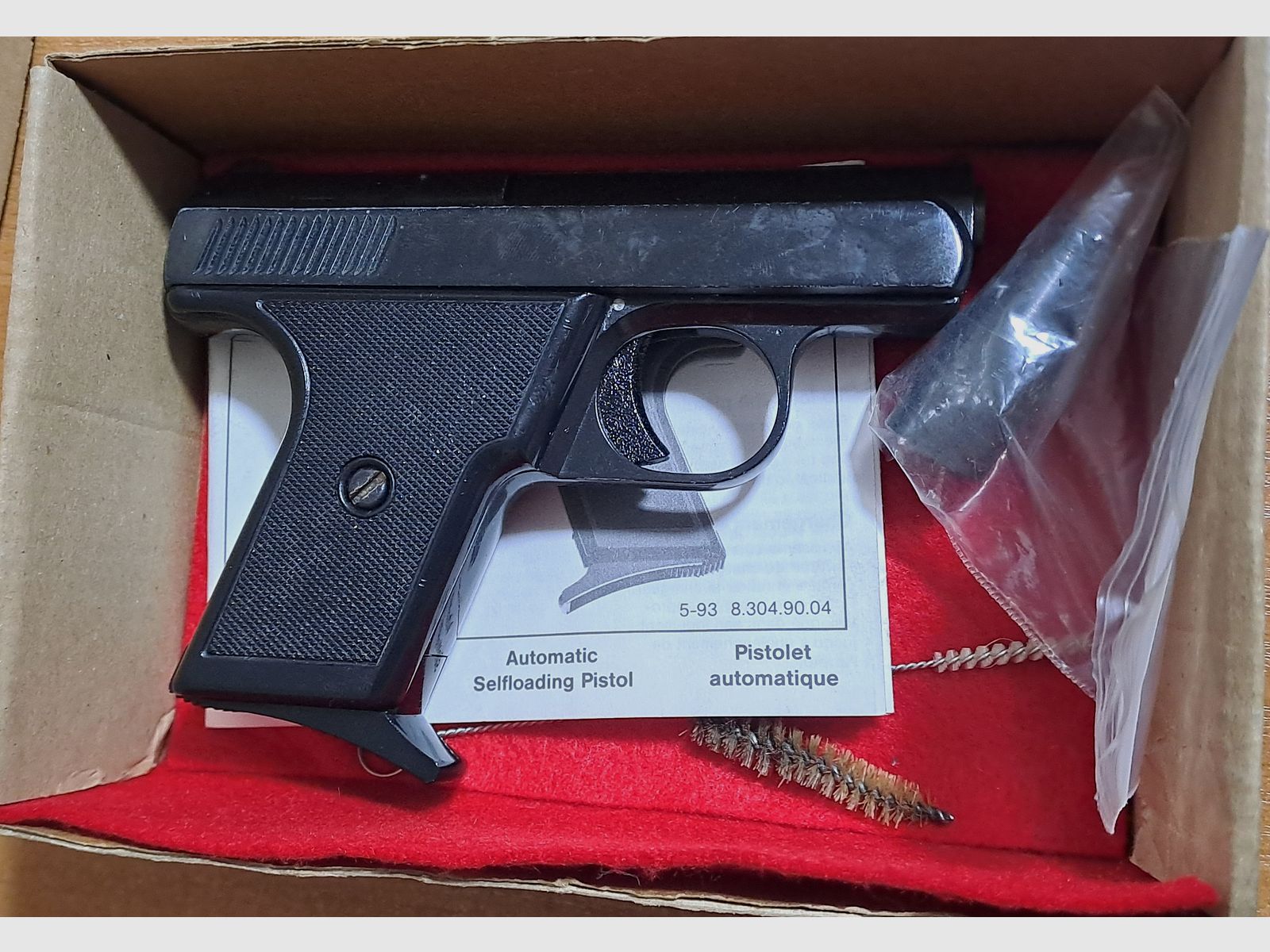 Vecchio protettore per carabina automatica Mod. “G5” nel primo PTB 12/ calibro 8 mm a percussione