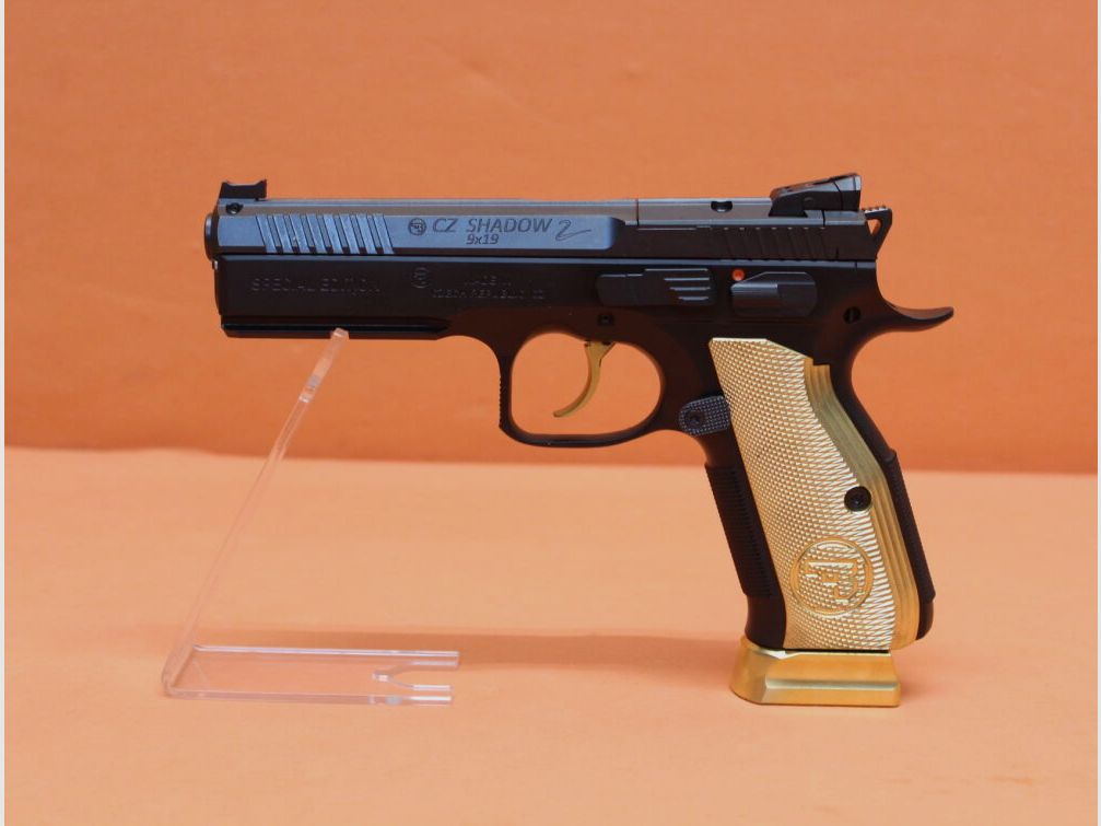 CZUB Ha.Pistola 9mmLuger CZUB CZ SHADOW2 OR Optics Ready Golddigger 122mm Canne/ per Red Dot Sight CZ75, immagine 1 di 7