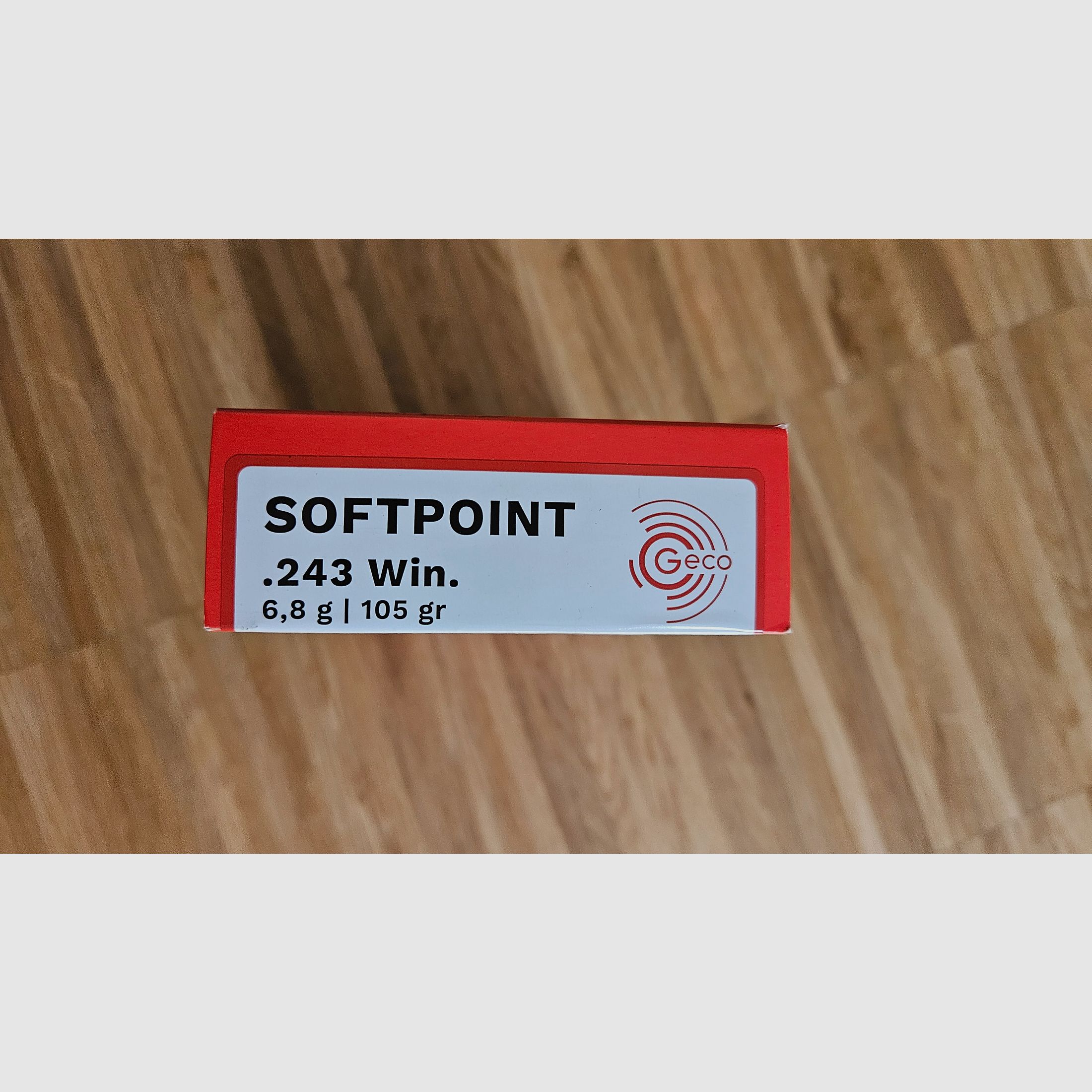 Municja myśliwska GECO Softpoint w .243 Win o wadze 6,8 g 105 gr