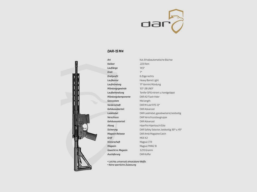 DAR-15 M4 | AR15 – 14.5″