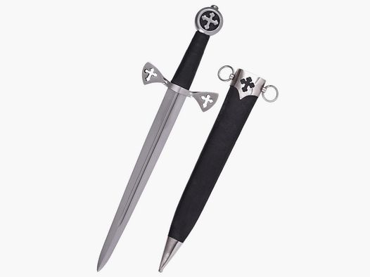 Templerdolch Molay mit Scheide