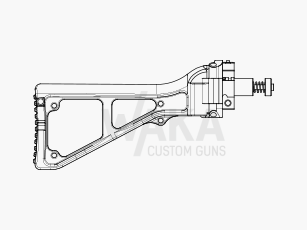 B&T APC308 crosse pliante (standard) avec H.E.R.R.