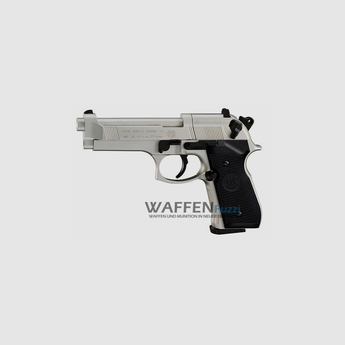 Beretta 92 FS CO2 Pistole 4,5 mm Diabolo, vernickelt