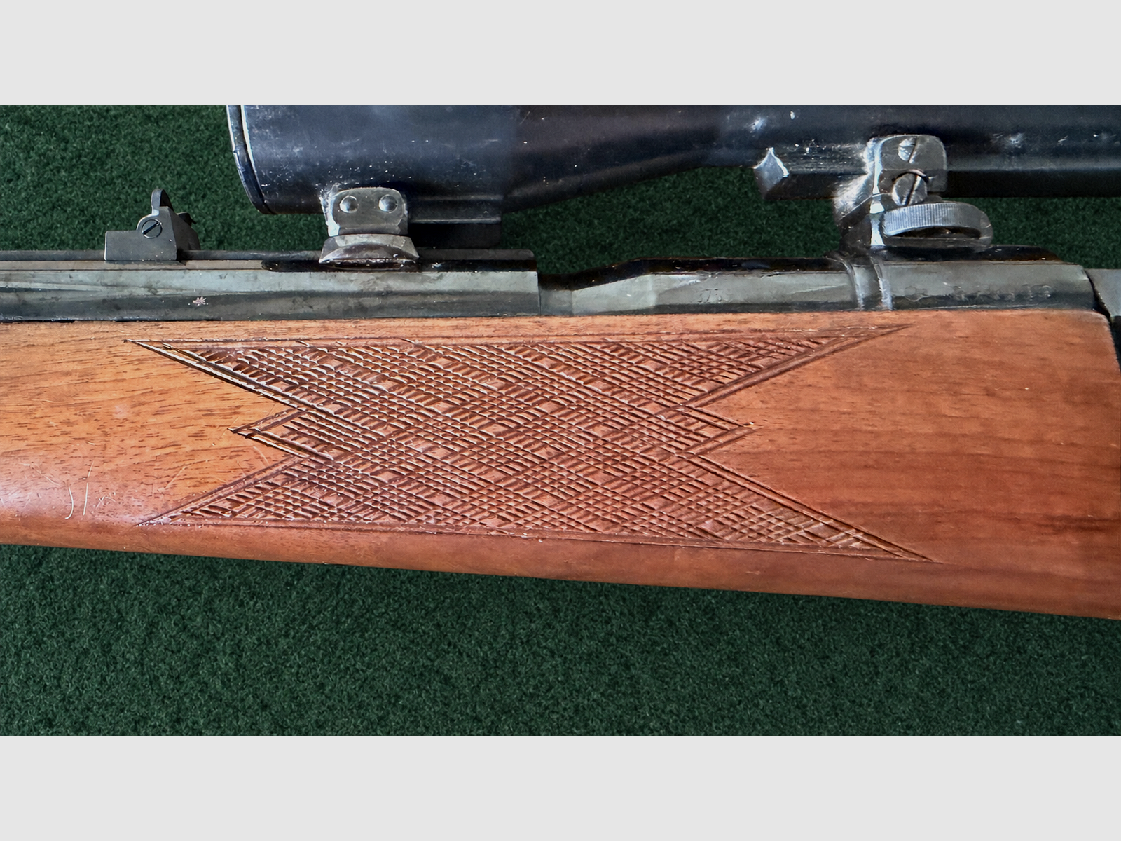 Mauser Modell 66 bolt-action rifle .375 H&H Magnum with Schmidt & Bender 6×42 scope, zdjęcie 3 z 11