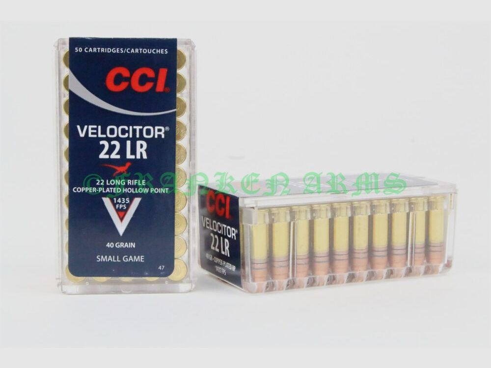 CCI Velocitor .22 l.r. 40gr. 2,6g 50 Stück Staffelpreise