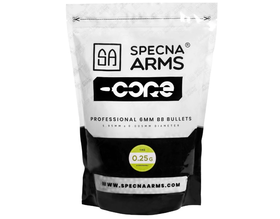 Kulki ASG 6 mm 0,25g biodegradowalne Specna Arms Core 1kg