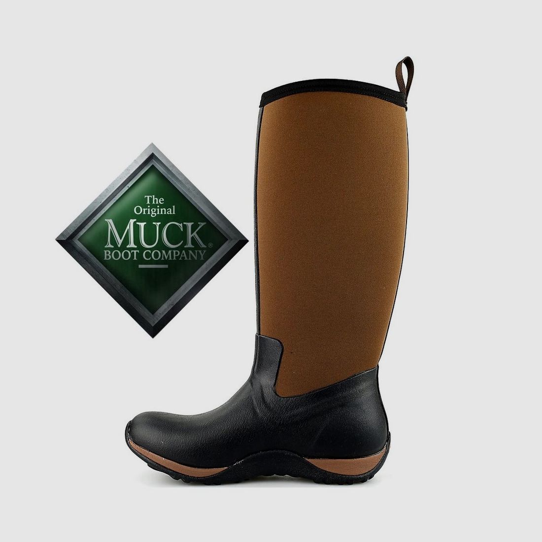 Muckboot Arctic Adventure Noir/Marron, image 2 sur 8