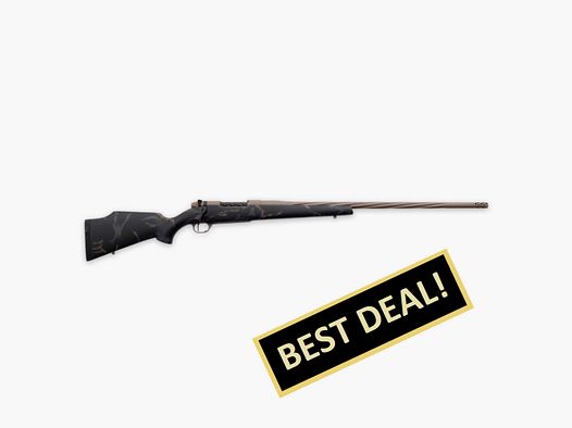 Weatherby MARK V ACCUMARK LTD. .257 WEATH MAG 26"/66CM SPIRAL FLUTED FDE CERAKOTE 5/8"-24