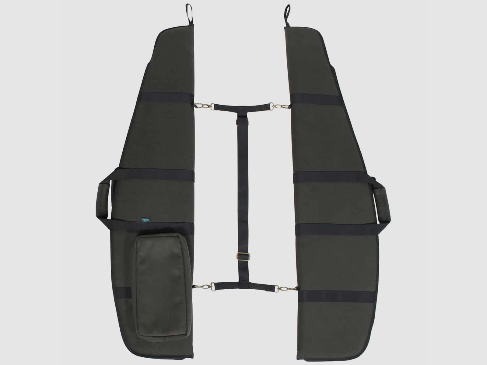 Fourreau double pour fusil en loden, image 1 sur 3