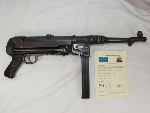 Originali MP40 Deko armi con certificato UE della Seconda Guerra Mondiale