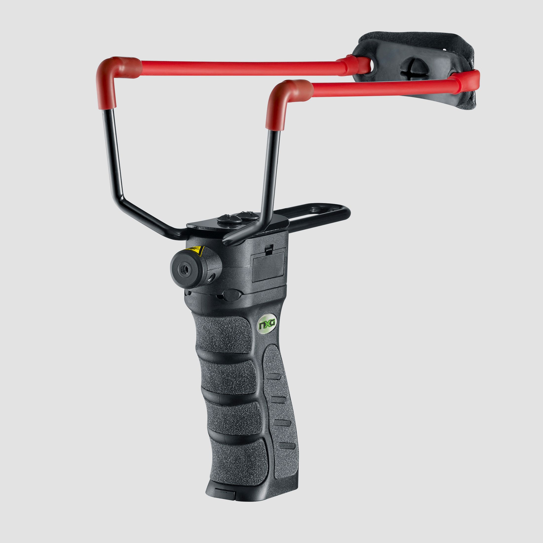 Steinschleuder mit Laser