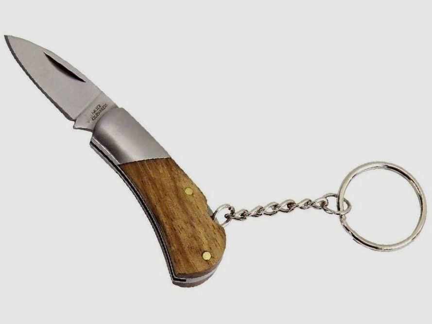 Mini Taschenme Zebraholzgr. Schlsselrin