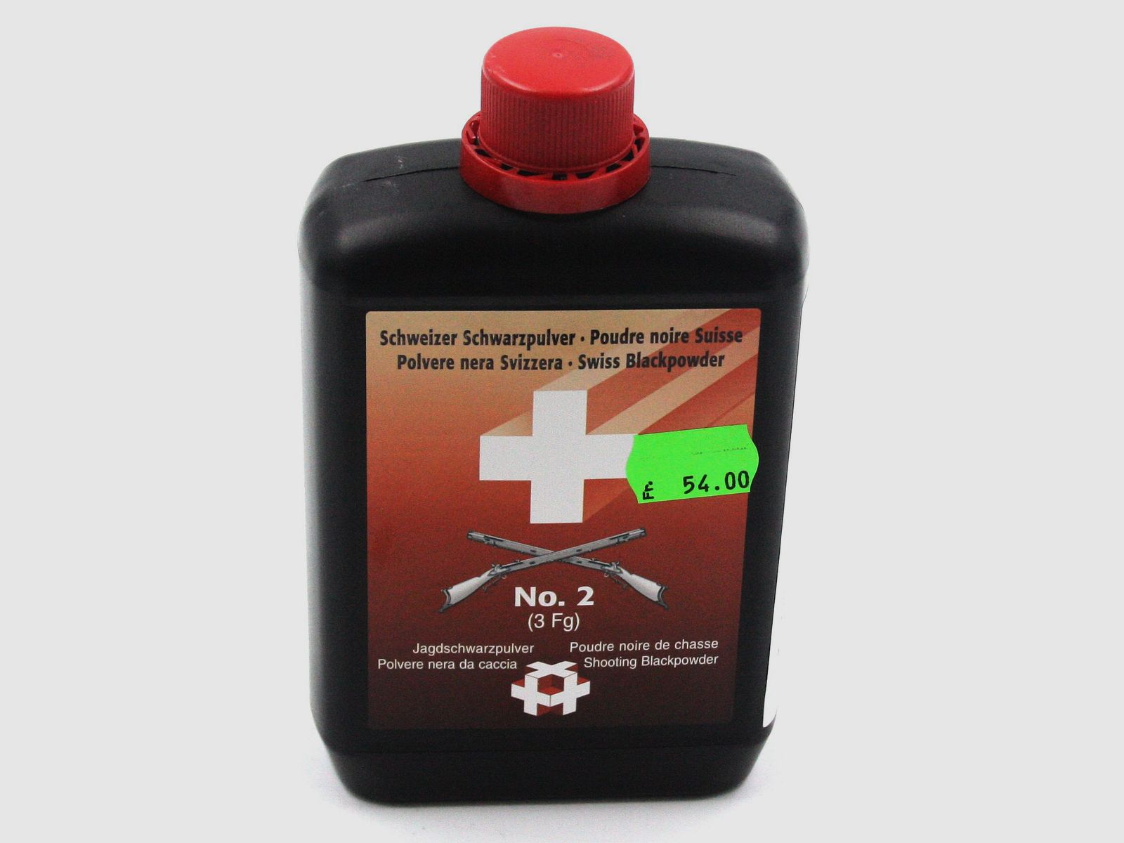Propulseur, Aubonne Poudre Noire N°2, 0.5kg, pas d'expédition postale