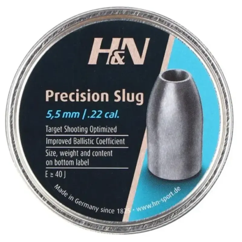 H&N Precision Slug 5.5 mm / .217 of.218 150 stuks – 33 grains