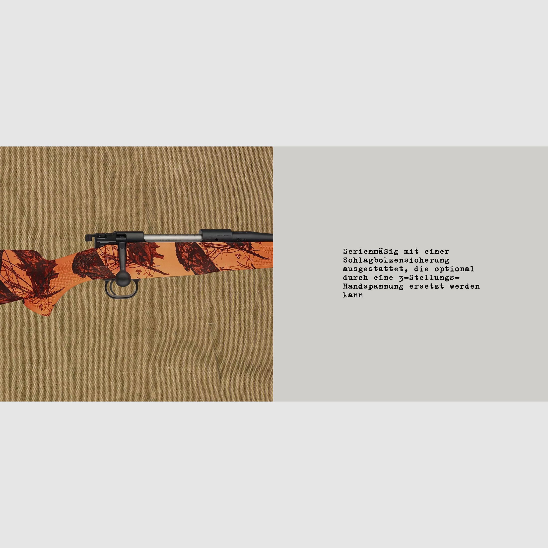 MAUSER 12 Trail caliber .308 Win. M15x1 48 cm barrel repeating rifle