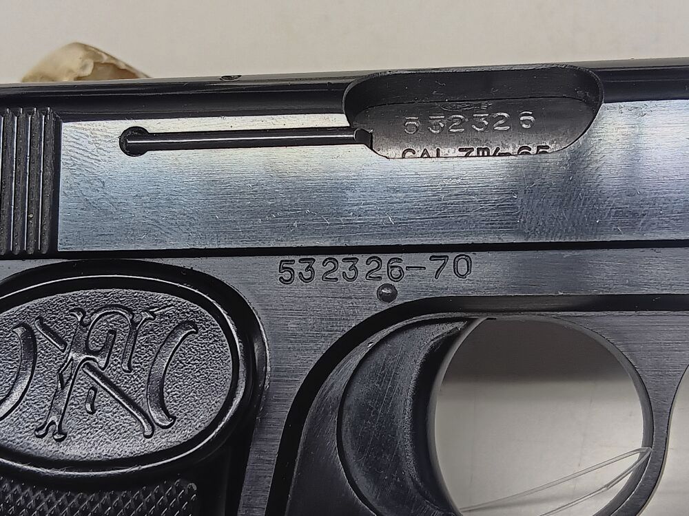 FN - Fabrique Nationale D'Armes De Guerre - Herstal - Belgium Mod. 1910 "Queen Juliana