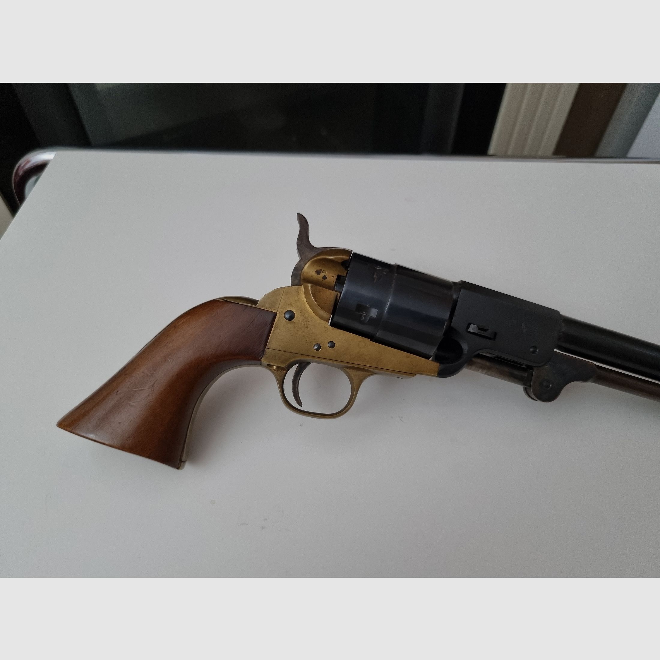 Western Navy 1851 9mm Knall Seltener Neumann Umbau PTB 357/2 