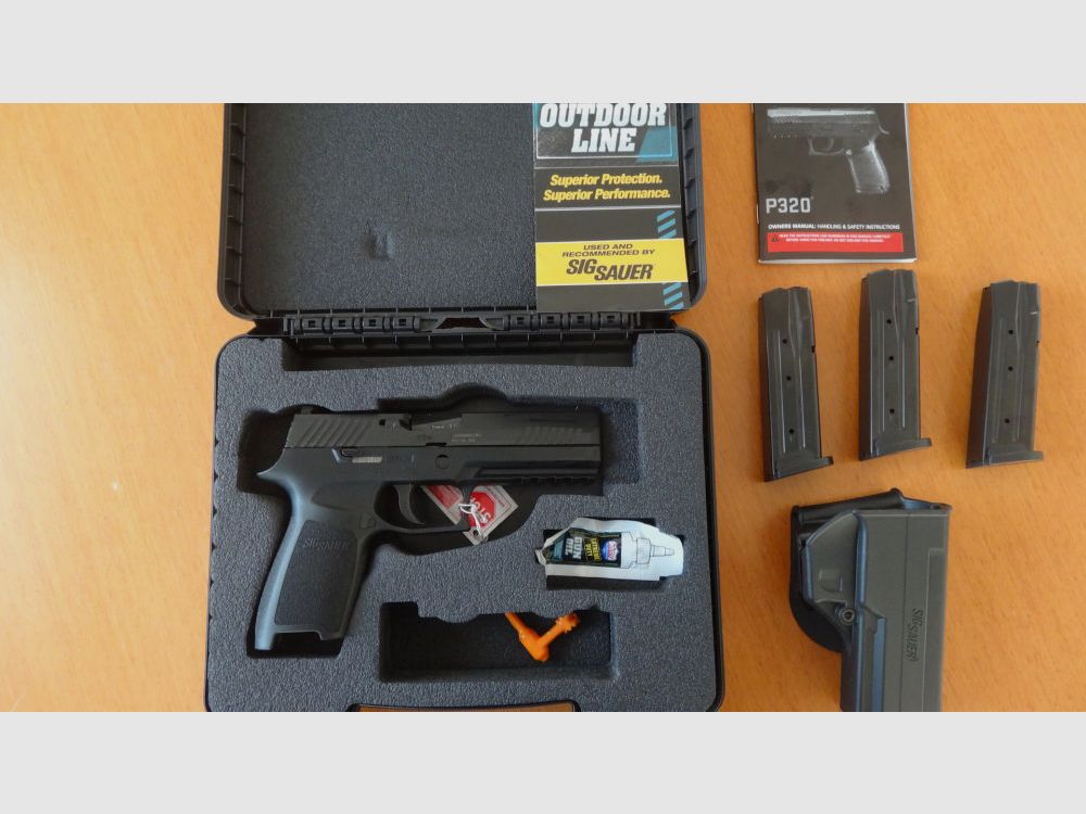 Sig Sauer SL-Pistole P 320 Fullsize Cal. 9x19 mm