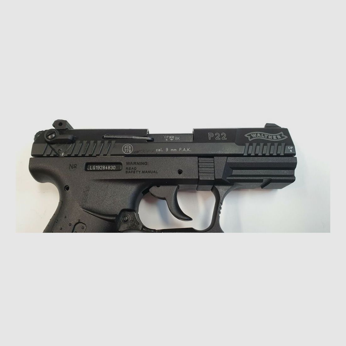 UMAREX Walther P22 Classic Schwarz Kal. 9mm P.A.K. - gebraucht