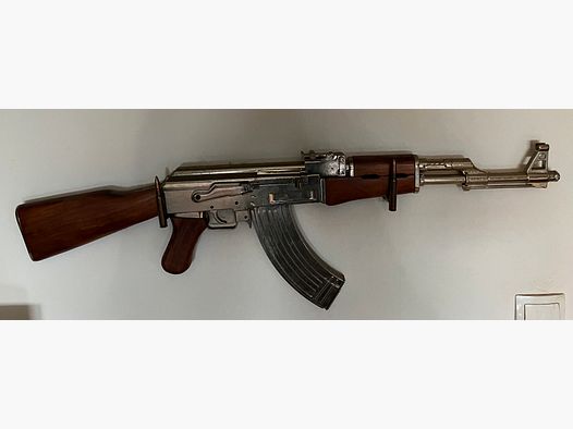 AK 47 Silber Deko