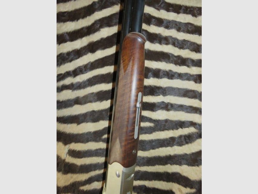 Bockdoppelflinte YILDIZ Kal. 12/76 mit Einzelabzug, Auszieher, Lauf 71 cm, Stahl, 5 Chokes, Bild 3 von 10