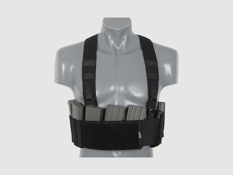Airsoft lightweight speed chest rig- black [Amomax]