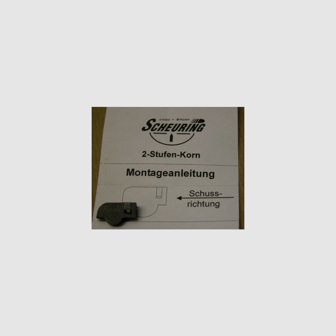 Scheuring-Waimex 2-Stufenkorn für S&W Revolver zum verstiften