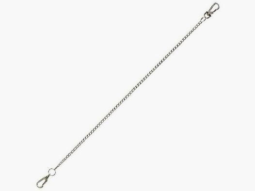 Taschenmesserkette chrom 50cm mit zwei Karabiner-Haken