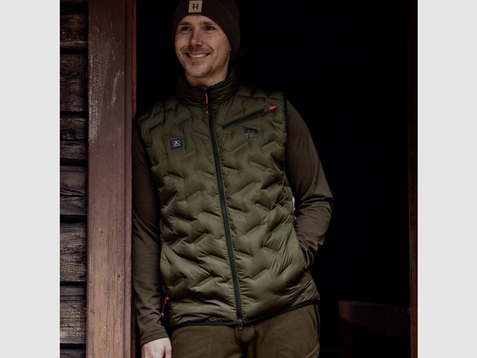 Härkila H-Weste Clim8 Insulated | willow green, Bild 7 von 12