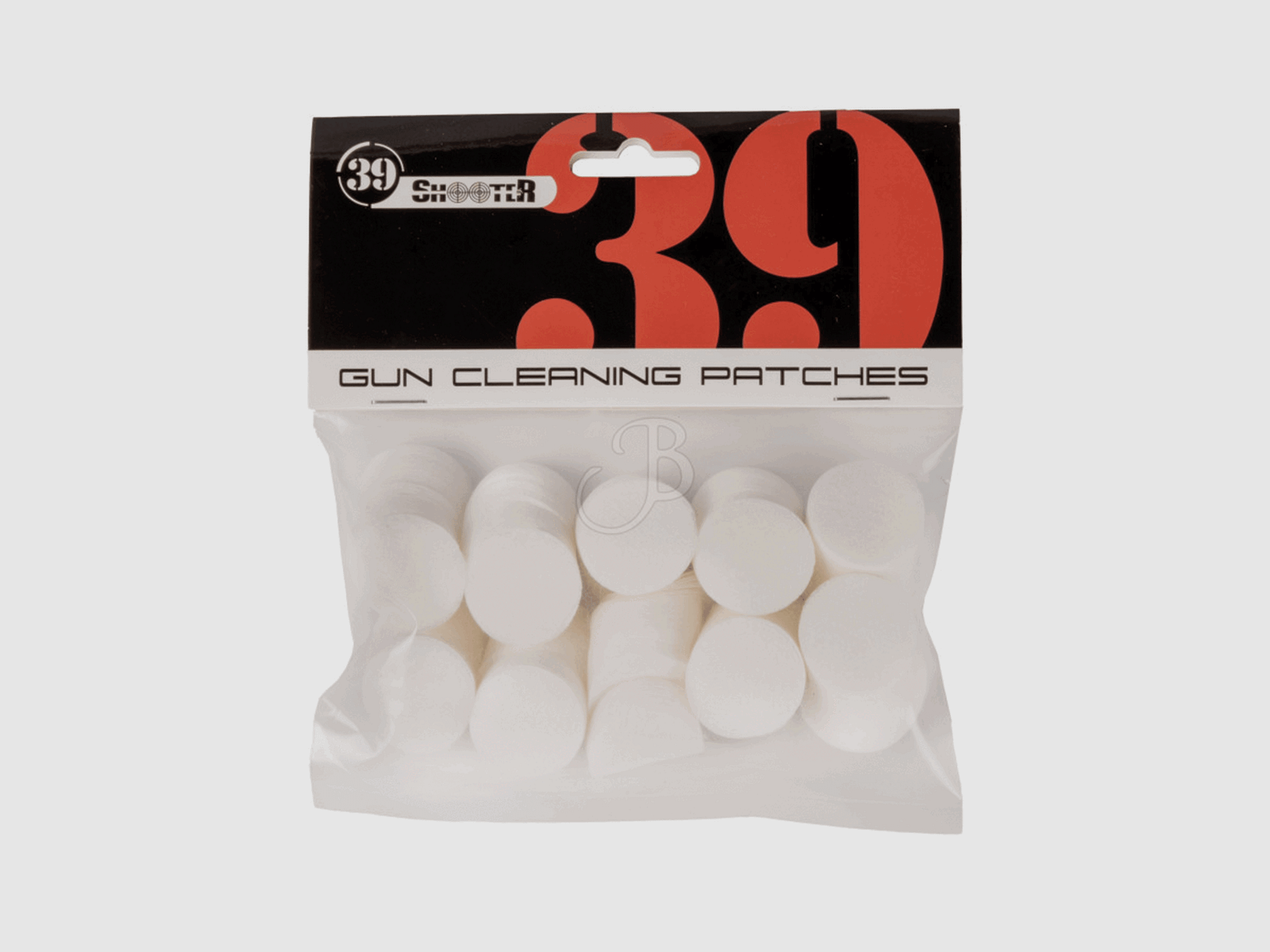 39 SHOOTER – GUN CLEANING PATCHES 1″ (600 pcs)